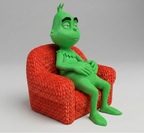 Figura 3D “El Grinch en Sofá”